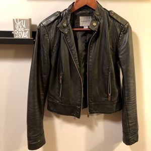 Leather Moto Jacket
